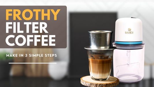 FROTHY FILTER COFFEE