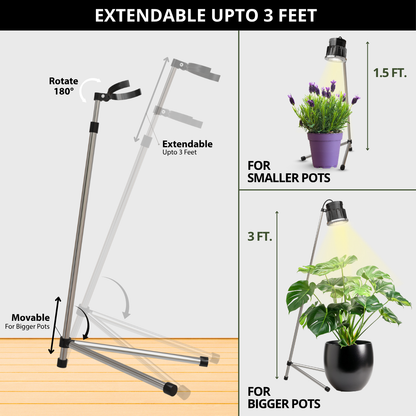 SMART Indoor Plant Grow Light (Wi-fi + Bluetooth) 20W by BASICS™