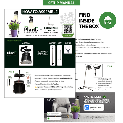 SMART Indoor Plant Grow Light (Wi-fi + Bluetooth) 20W by BASICS™