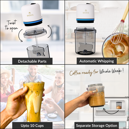 Coffee Beater - Automatic | Whipped Butter | Egg Beater | Pancake Mixer | Pakoda Batter, Electric 40 W