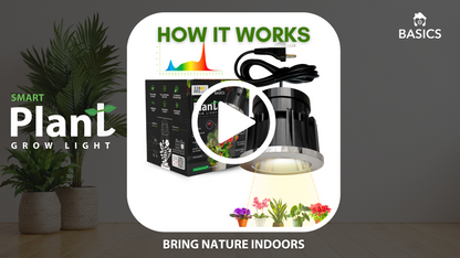 SMART Indoor Plant Grow Light (Wi-fi + Bluetooth) 20W by BASICS™